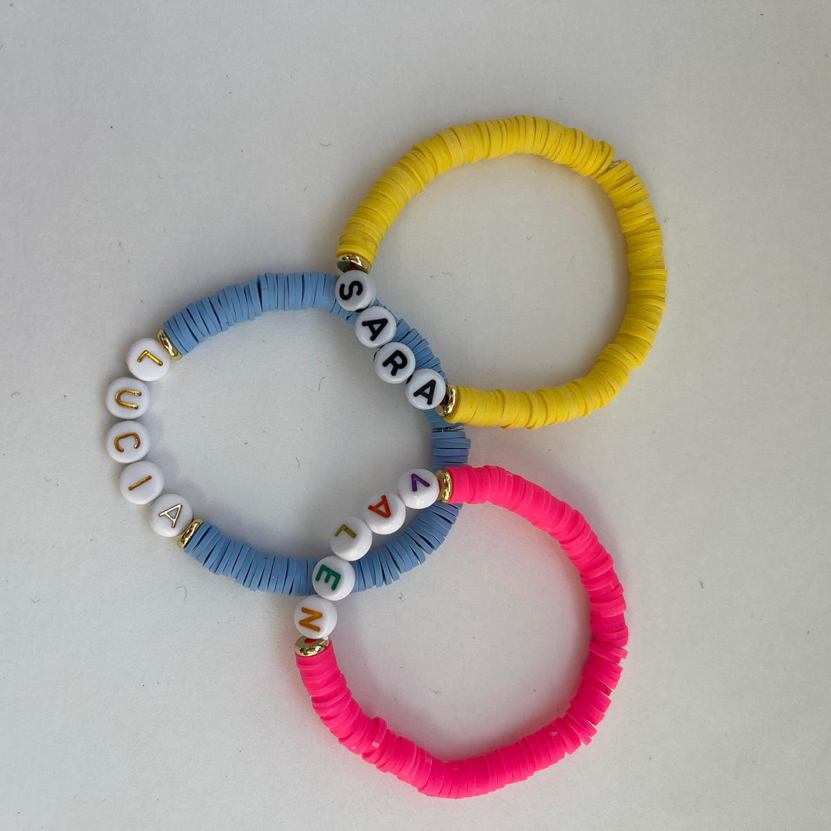 Personalized Name Beaded Bracelet: Custom Friendship Jewelry Gift