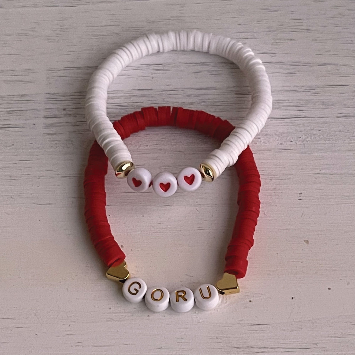Personalized Name Beaded Bracelet: Custom Friendship Jewelry Gift