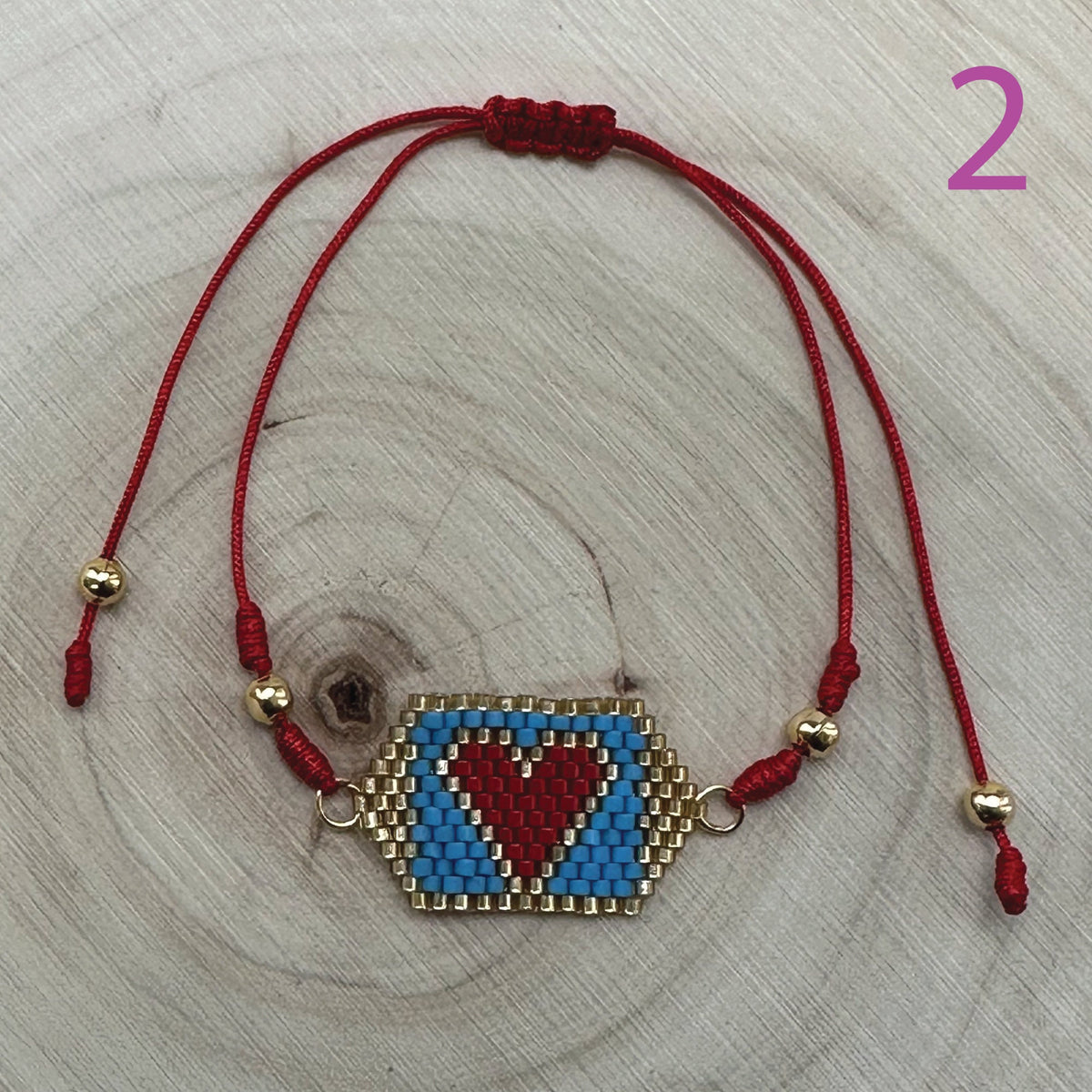 Beaded Bracelet  Stacking Mama Bracelet  Gold Accent  Custom  Back to school gift