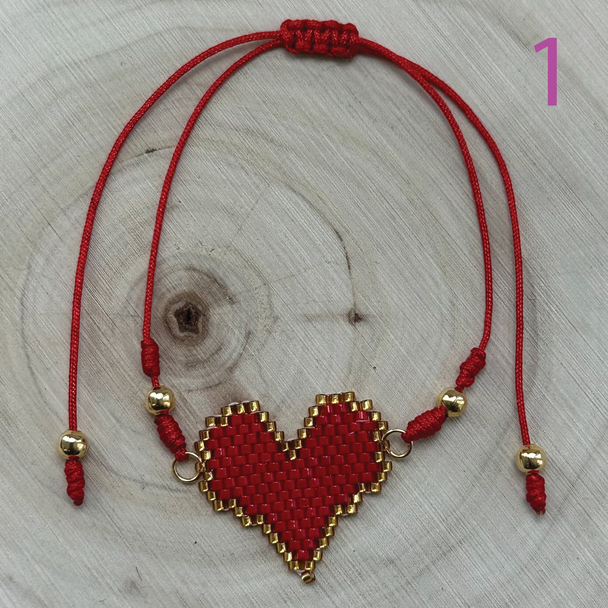 Beaded Bracelet  Stacking Mama Bracelet  Gold Accent  Custom  Back to school gift