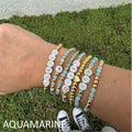 Personalized Name Beaded Bracelet: Custom Stacking Mama Bracelet