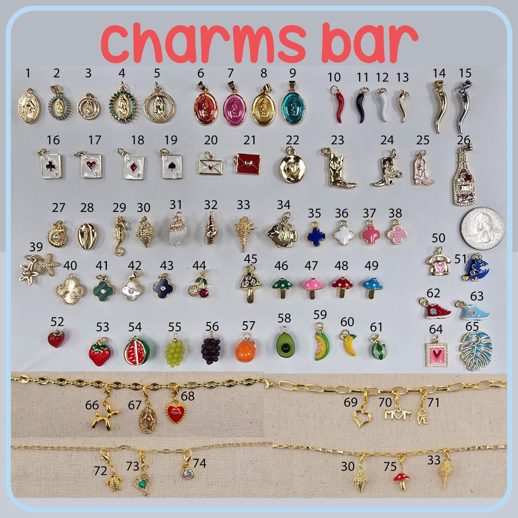 Custom Charm Necklace: Build Your Own Vintage Style Multi-Charm Jewelry